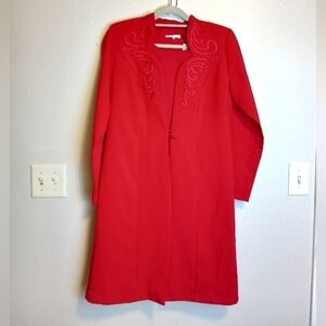 Pride and Joy 2-Piece Set Vintage Dress & Jacket Size 8 Suit Set